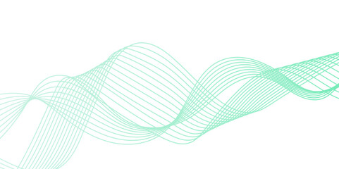 Abstract wavy lines for science, music technology futuristic, banner, business, template, flyer design. Abstract wavy lines gradient vector line blend element. Frequency sound wave lines and twisted