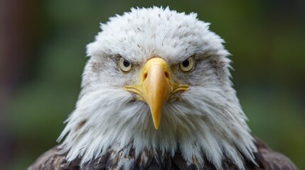 Obraz premium Close-up of an eagle's head
