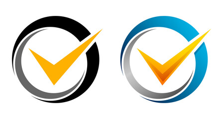 3d check mark icon stock png vector illustration