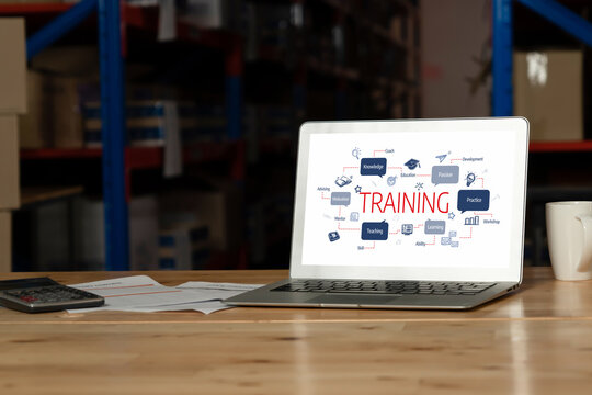 E-learning website with sofware for student to study online on the internet network snugly