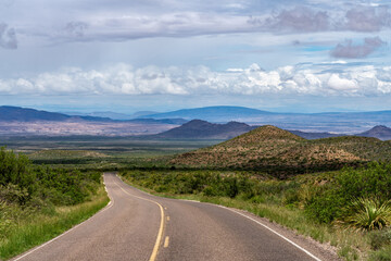 Road in Big Bend National Park