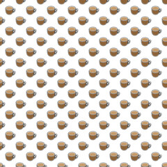 seamless pattern coffee cup for background, wall decoration, fabric motif, texture, wallpaper, gift wrapping