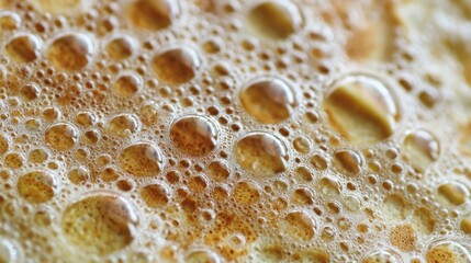 Close-up of frothy, bubbly drink