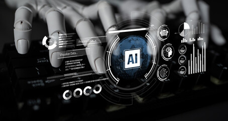 AI Assistant Brain Processor with LLM Technology, Big Data, Machine Learning, Generative AI for...