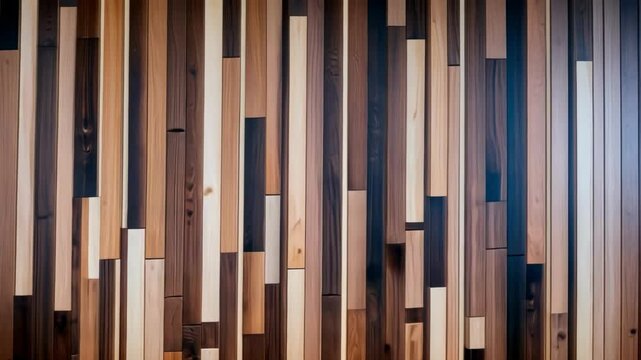 Abstract brown wooden planks background shows unique wood texture and pattern.