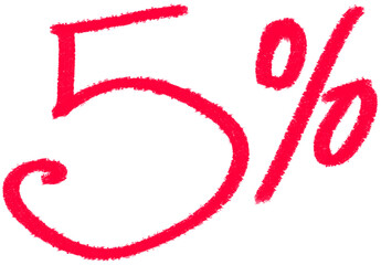 Five percent off
