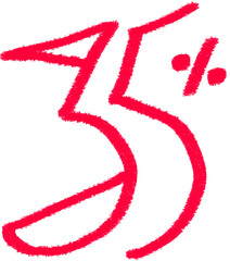 Thirty-five percent off