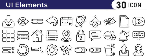 UI Elements Icon set