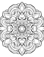 vector illustration of coloring pages