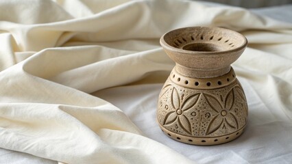 ceramic jug on a wooden table
