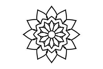 abstract flower vector illustration