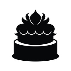 wedding cake vector illustration