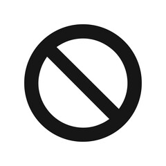 no parking sign silhouette