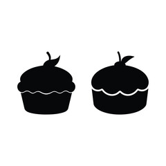 cupcake vector illustration