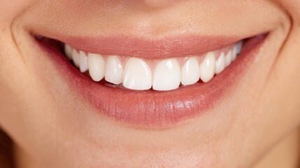 Obraz premium Close-up smile, healthy teeth