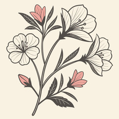 Vintage Flower Design
