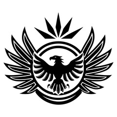 eagle shield with wings