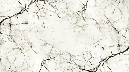 Abstract White and Gray Marble Texture Background with Dark Veins