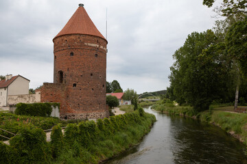Historic Bociania Tower and Medieval Wall, Dobre Miasto, Poland