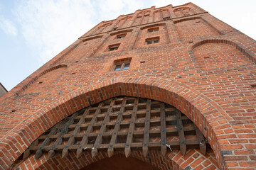 Imposing Medieval Upper Gate Archway, Olsztyn, Poland