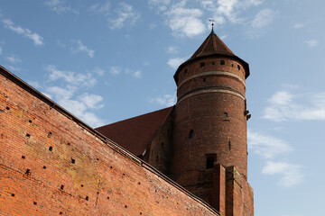 Medieval Tower and Walls of Olsztyn Castle, Poland