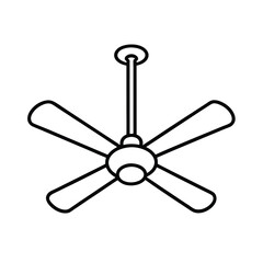 Obraz premium vector illustration of an electric fan