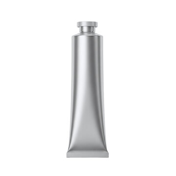Aluminum tube for paint or cream mockup