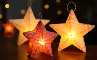 Obraz premium Star Shaped Lanterns. High quality