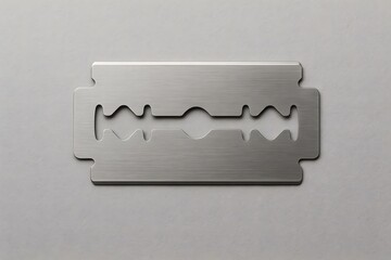 razor blade isolated on white