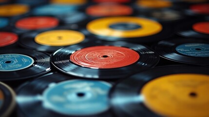 Vintage vinyl records (1)