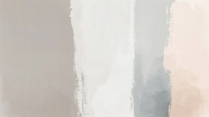 Abstract Watercolor Strokes Background in Neutral Tones