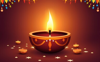 Happy Diwali Greeting. High quality