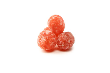 dried kumquat isolated on a white background
