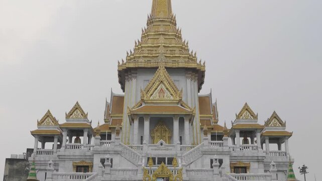 Bangkok, Thailand - January 21, 2018: Wat Traimit, the Temple of Golden Buddha