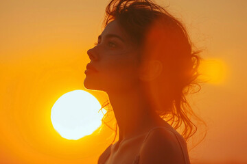 Overheated Tourist in Harsh Summer Sunlight with Sunglass During a Bad Vacation Generative AI