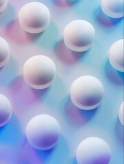 Minimalist Pills on Iridescent Surface