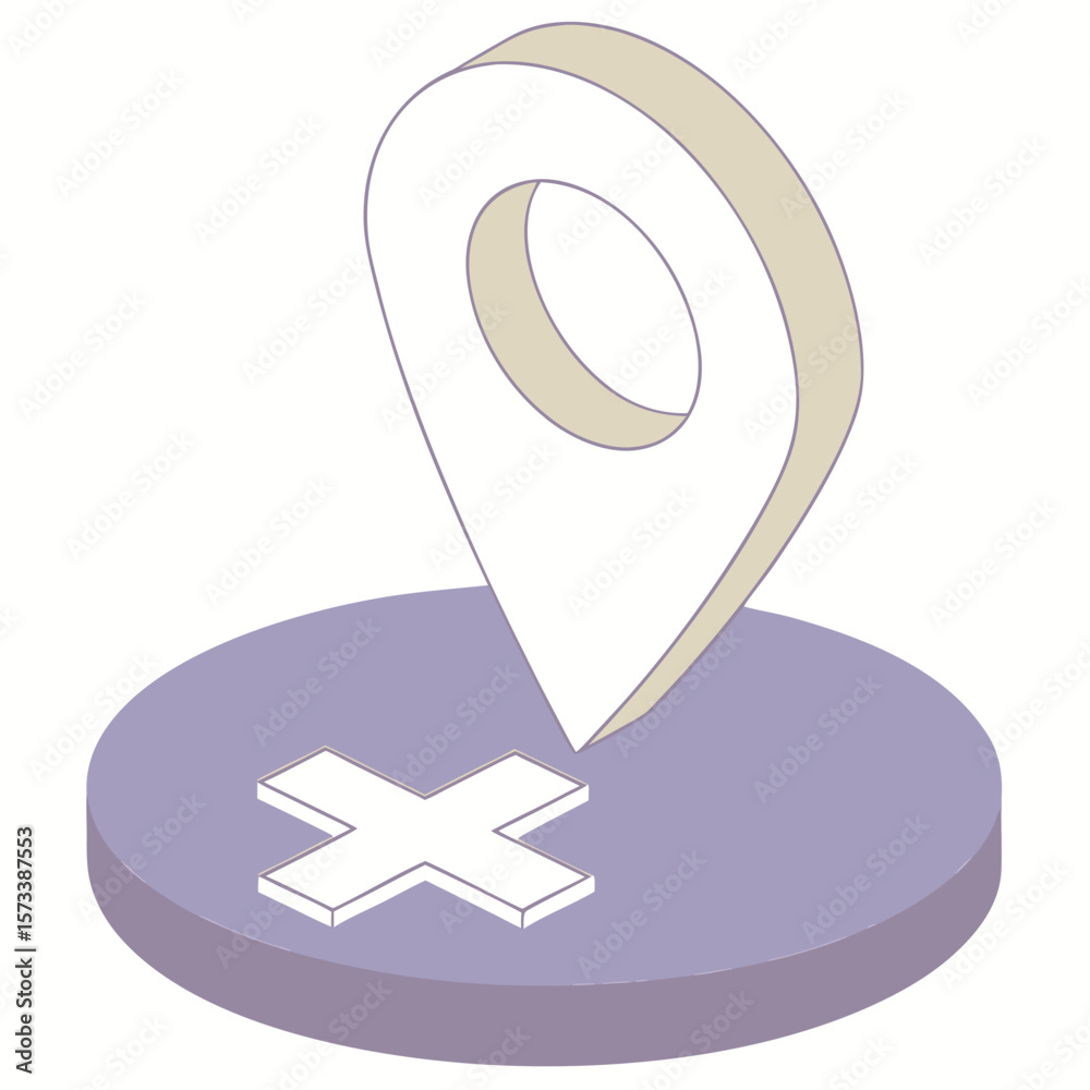 Poster a vibrant 3d location marker icon rendered with a modern and stylized design suitable for maps navig