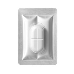 White Pill in Foil Packaging