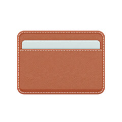 Minimalist leather wallet with card slot, perfect for sleek, modern style and everyday use.