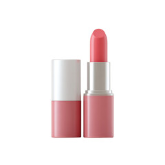 Obraz premium A stylish pink lipstick in a sleek tube, perfect for enhancing beauty and confidence.