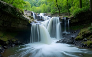 Small Waterfall. High quality