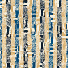 Watercolor Washed Out Broken Graphic Pattern