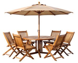 beach chairs and umbrella on the beach isolated on white background. PNG Transparent file type with high definition quality And vibrant color grading Available.