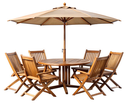 beach chairs and umbrella on the beach isolated on white background. PNG Transparent file type with high definition quality And vibrant color grading Available.