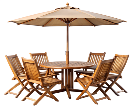 beach chairs and umbrella on the beach isolated on white background. PNG Transparent file type with high definition quality And vibrant color grading Available.