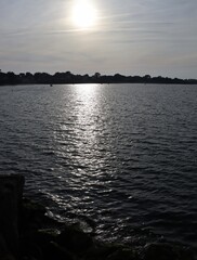 sunset over the sea