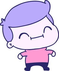 freehand drawn cartoon of kawaii older man in bright neon color