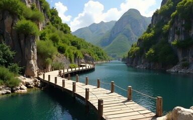 Foot Bridge. High quality