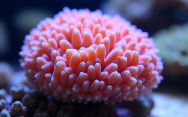 Pink ocean coral. High quality