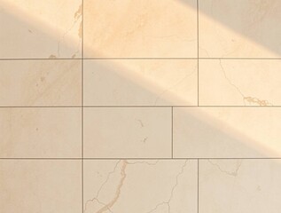 Cream Marble Texture: Elegant Background with Sunlight